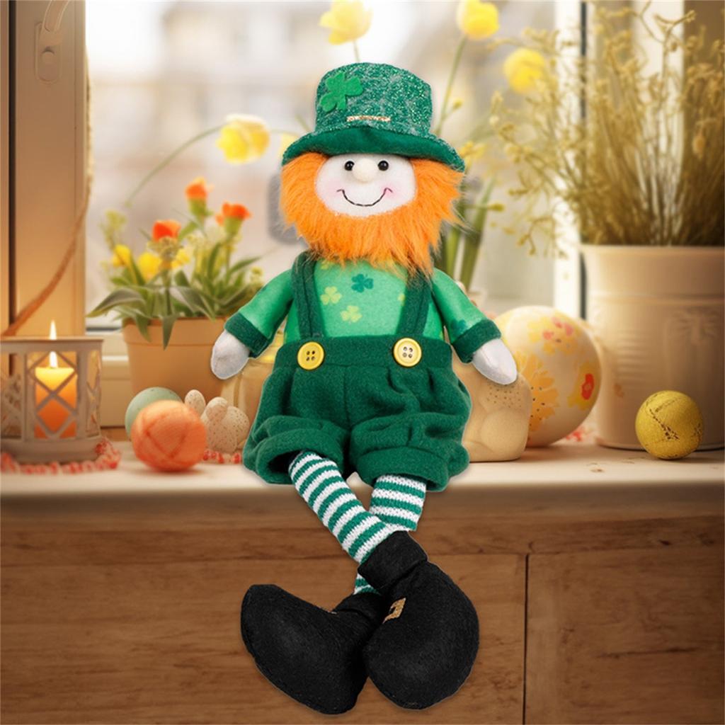 Patricks Day Dwarfs Irish Leprechaun Decor Long Leg Faceless Scandinavian Rudolph Home Party Supplies St. Patrick's Day Ornament