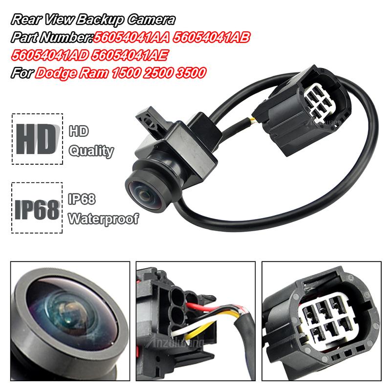 

56054041AD Reversing Camera Rear View For 2009-2012 Dodge Ram 1500 2500 3500 56054041AB 56054041AA