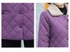 Women's Plush Winter Cotton Jacket with Warm Lambswool Imitation for Middle-aged & Elderly – Thickened Autumn/Winter Lapel Coat