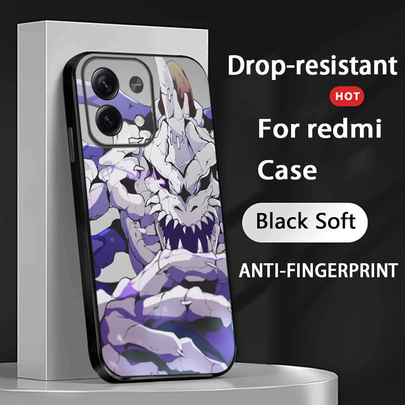 Classic Anime Digimon Japan Art Poster Phone Case For Redmi Note 14 13 12 11 Pro Plus S 5G 14C A3 Soft Black Phone Cover
