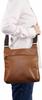 Toyooka Kobo Waschbare Umhängetasche für Damen und Herren, Echtes Leder, Crossbody, Hergestellt in Japan, Braun, 4158-06