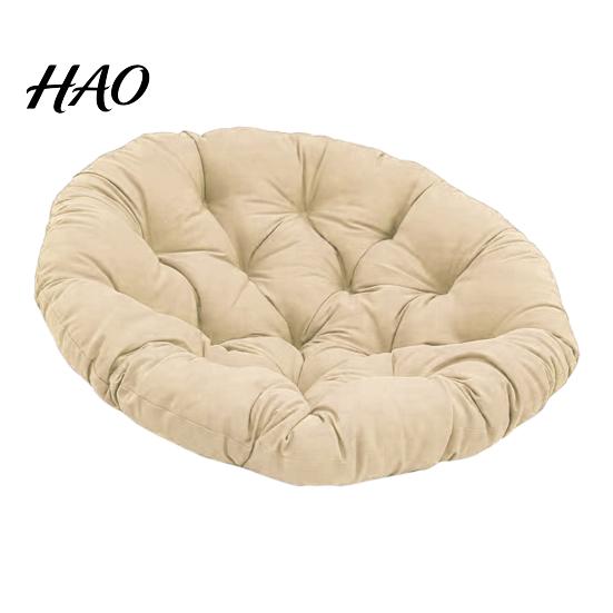 New Polyester Fibre Wadding Pad Round Cushion for Hanging Egg Chair Stuffed Hammock Seat Soft Rocking Rocker Patio Garden Swing Chairs Heavy-duty