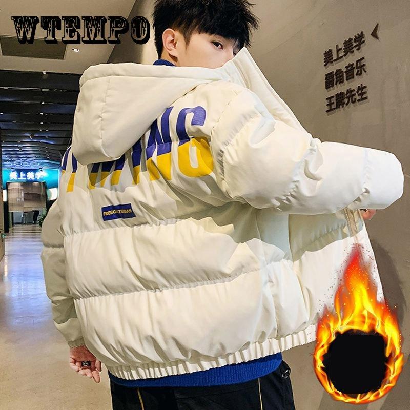 💰Köp billigt online Winter Coat Men's Loose Bread Coat Thick Hooded ...