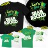 St Patricks Day Lets Get Shamrocked Irish Paddys Ireland 100% Cotton T-shirt Mens Tees Tops Tee Top #SPD#2