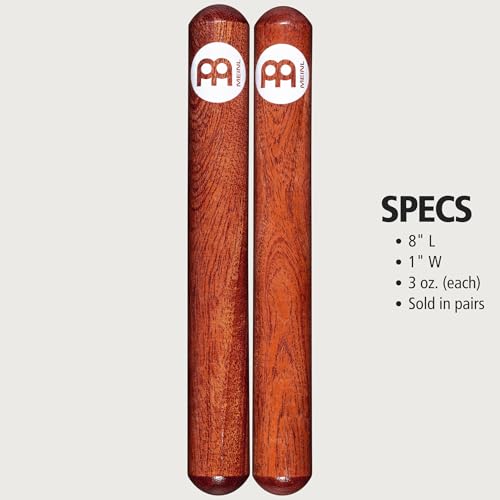 MEINL Percussion Claves Classic Wood CL1RW [Official Japanese Product]