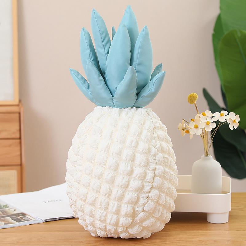 Ins Nordic Style Pineapple Pillow Cute Simulated Fruit Doll Strawberry Chair Cushion Plush Toy Hand Pillow