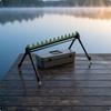 Adjustable Aluminum Fishing Rod Rack Folding with Extendable