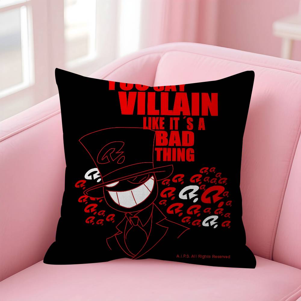Cartoon Villainous Anime Personalized Picture Text Home Decorative Pillows Household Gifts Xcm