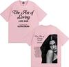 Cantante Popular Olivia Dean El Arte de Amar Nuevo Álbum Moda Verano 2026 Camiseta de Manga Corta para Hombre Casual Algodón Puro Cómodas Camisetas