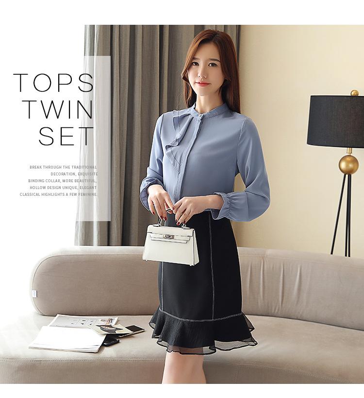 2025 Frühling Damen Rüschenkante Chiffon Workwear Hemdjacke - Vielseitiger Unifarbener Stil