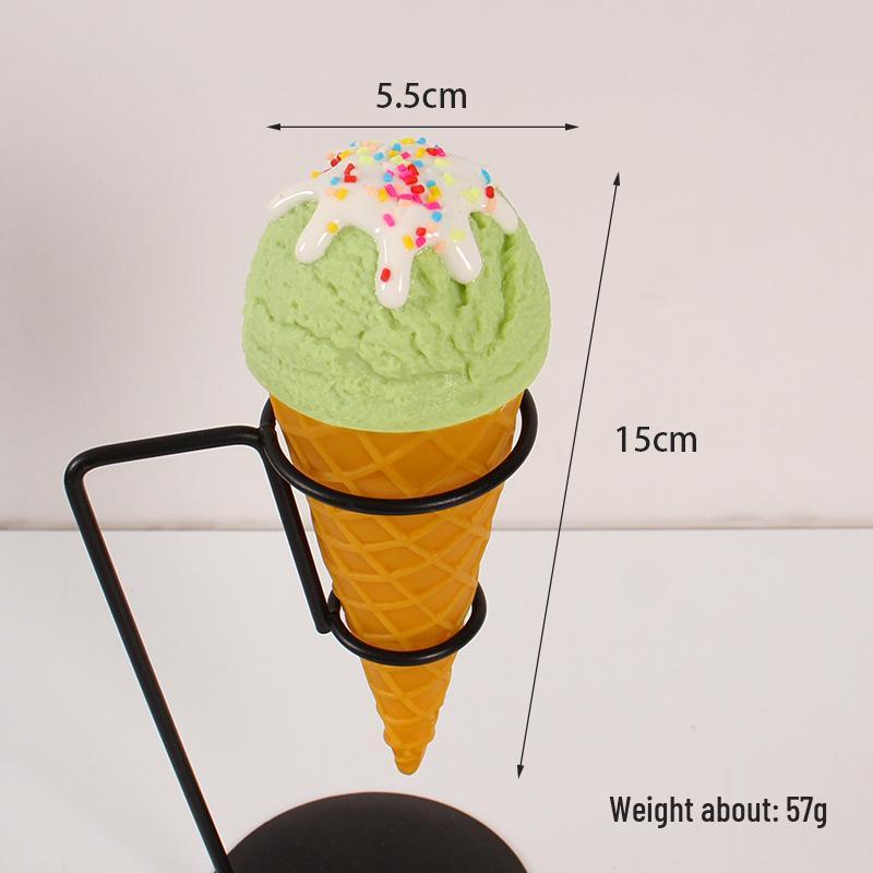 PVC Faux Ice Cream Cone for Display & Play