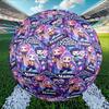 Custom Name Personalized Kpop Demon Hunter Print Size 5 Soccer Ball Training & Match Football, for Team, Kicking, Gift for Football Enthusiasts