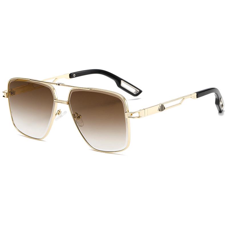 Double Beam Aviator Sunglasses - Sports UV400 Anti-UV Retro Style