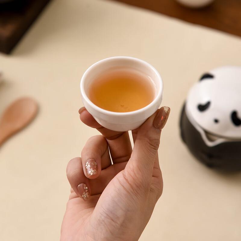 PES Cartoon Panda Travel Tea Set