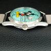 HAND-WINDING SWISS MENS REFURBISHED VINTAGE SEA GREEN COLOR DIAL WATCH a707244-1