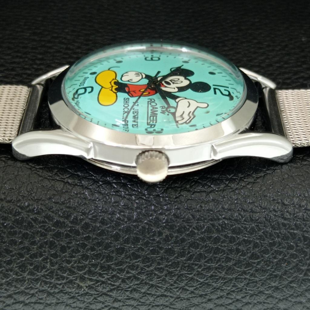 HAND-WINDING SWISS MENS REFURBISHED VINTAGE SEA GREEN COLOR DIAL WATCH a707244-1