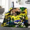 1pc Neymar10 Blanket, Gift, for Men and Women, Soft Blanket, Good for Sofa Bed Couch Travel, Lightweight Flannel Blanket