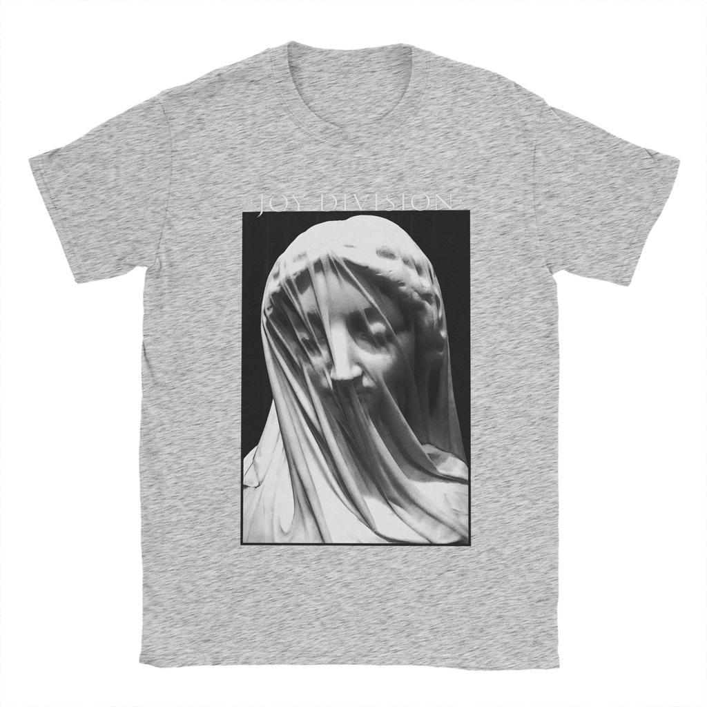 Casual Joy Division Veiled Virgin T Shirt Men Crewneck Short Sleeve Tops Shirts  Cotton Summer Top Tee