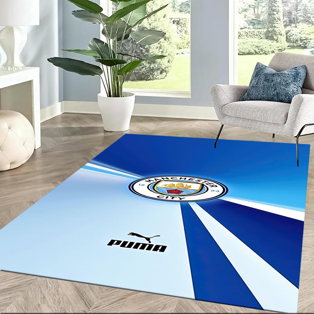 Manchester City Area Rug Design For Bedrooms Outdoor Dormitory Study Room Antislip Carpet Anime Office Decor Best For Christmas