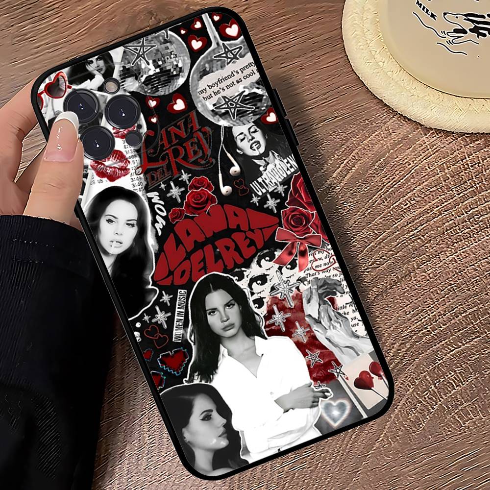 

Чехол для телефона певицы Ланы Дель Рей для iPhone 17 16 14 15 13 12 11 Pro Max Plus Силиконовый Мягкий Чехол iPhone 17 Pro