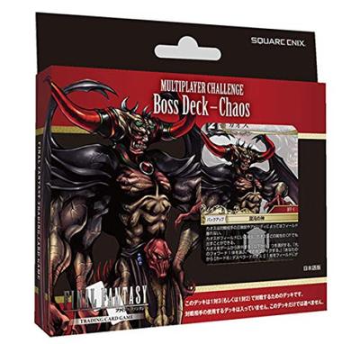 Multiplayer Battle Deck Boss Deck Chaos Japanese Version Pack FF-TCG