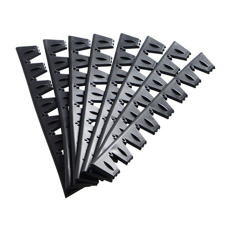 Car Bumper Universal Front Bumper Scrape Guard Skid Plate Protection Guard Anti-Scratch Kit For Lowered SUV, 8 Pack чёрный