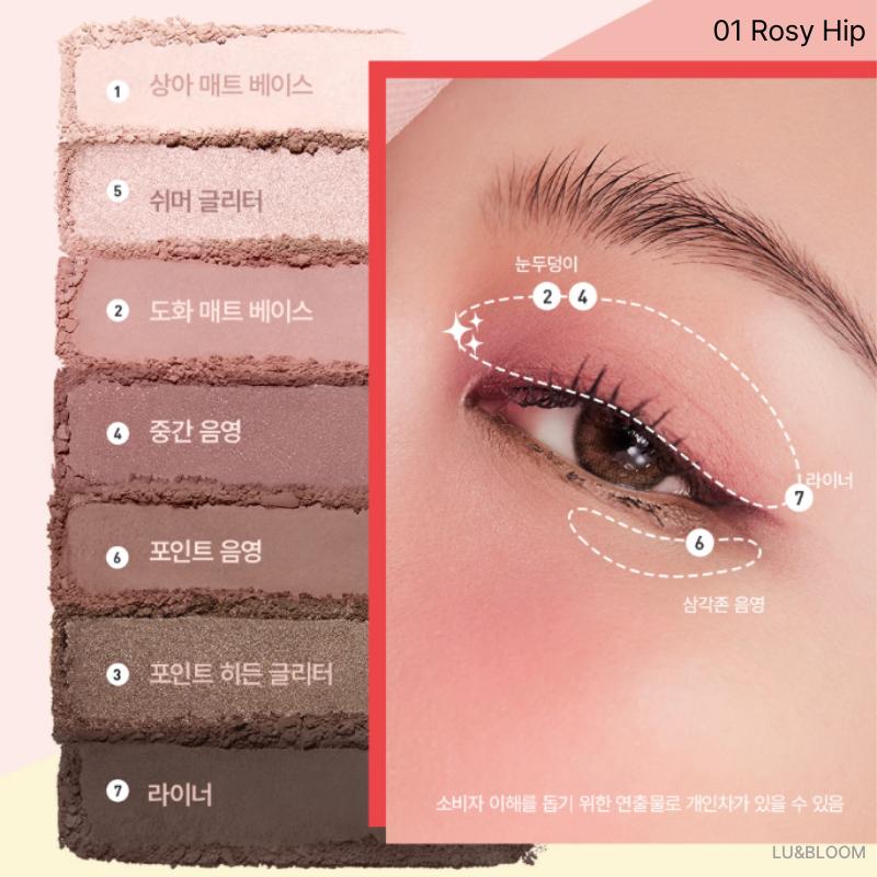3CE Layer It All Eye Palette 7.5g (+Free gift)