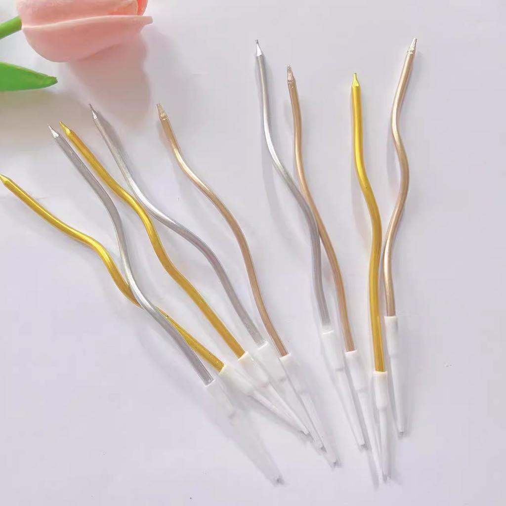 Spiral Cake Candles Birthday Parties And Cake Decorations Candles Birthday Baby Curved Cake Candles