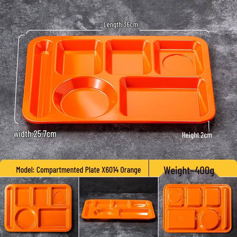 Yangge Melamine Partitioned Meal Tray