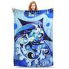Pure Vanilla and Shadow Milk Blankets Cookie Run Kingdom Plush Awesome Warm Throw Blankets for Home Summer