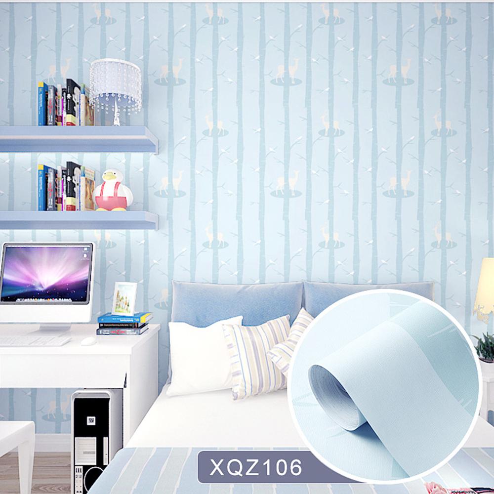 Cartoon Pattern Living Room Bedroom Self Adhesive Wallpapers Waterproof Oil Resistant Home Decoration Adhesive Wallpaper