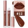 DUNUF 18 Farben Mattes Samt-Lippenstift Wasserdicht Langanhaltend Nude Matt Lipgloss Klar Feuchtigkeitsspendendes Lippenöl für Damen Make-up