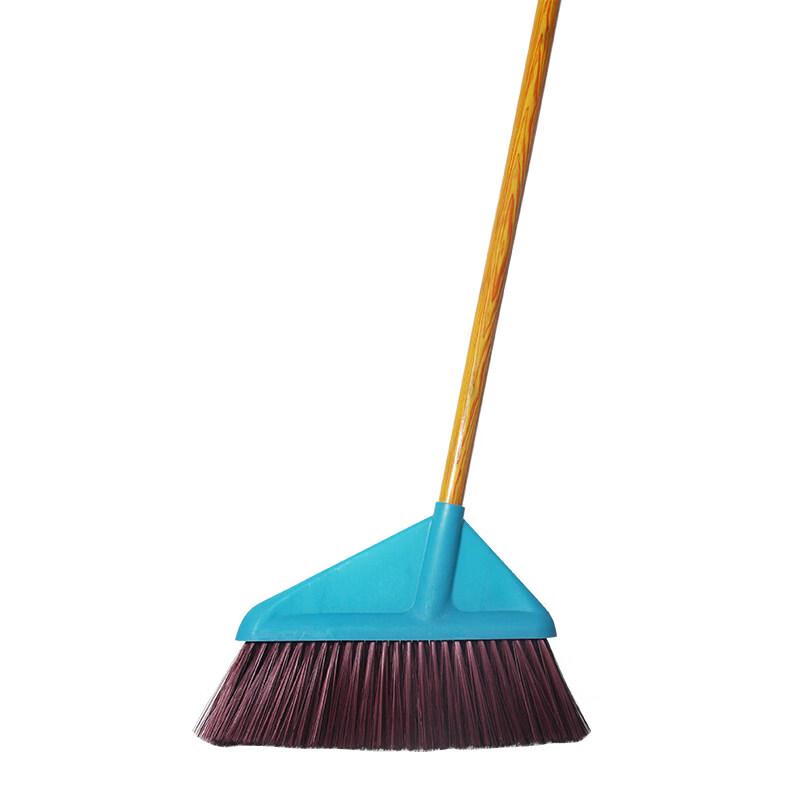Bathroom Hard Bristle Long Handle Broom - 6 Pack