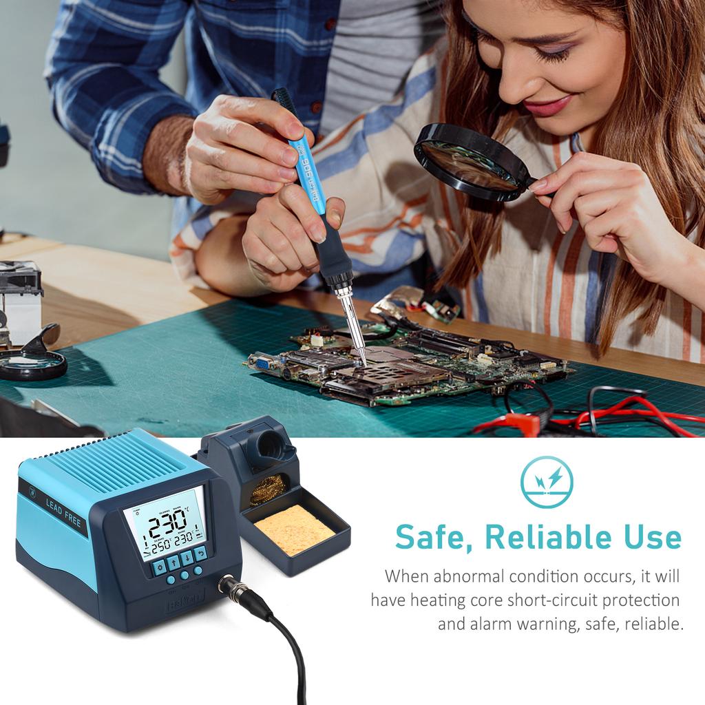 BAKON BK90 90W Solder Station Soldering Iron Station with Smart Temperature Control (356 Fahrenheit  896 Fahrenheit