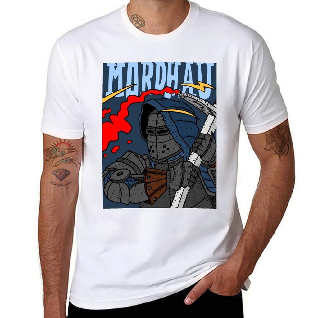 Mordhau, der Ritterschwertschlag. Videospielkunst. T-Shirt T-Shirts mit Druck Basic T-Shirt T-Shirt