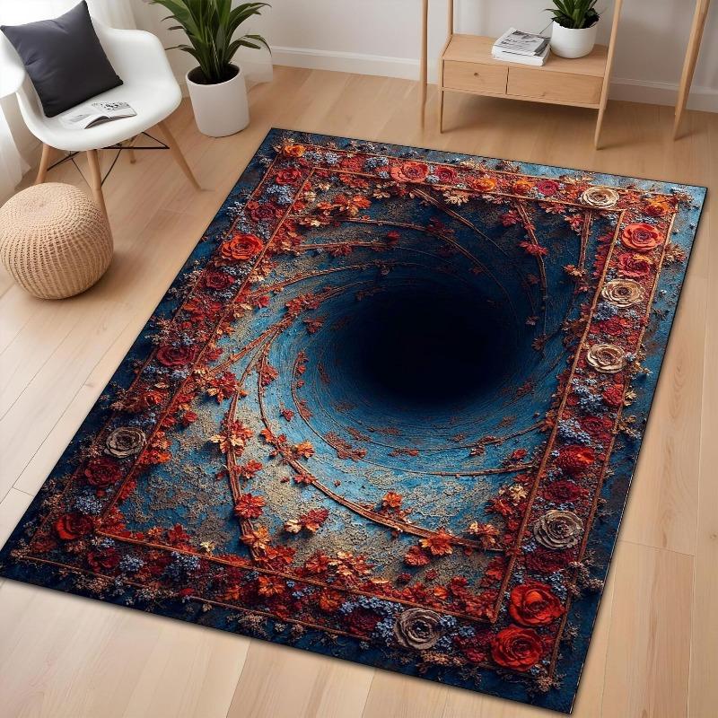 3D Carpet 3D Design Deep Hole Carpet 3D Illusion Rugs Illusion Carpet Optical Carpet Tunnel Mats Deep Hole Carpet Fashionable