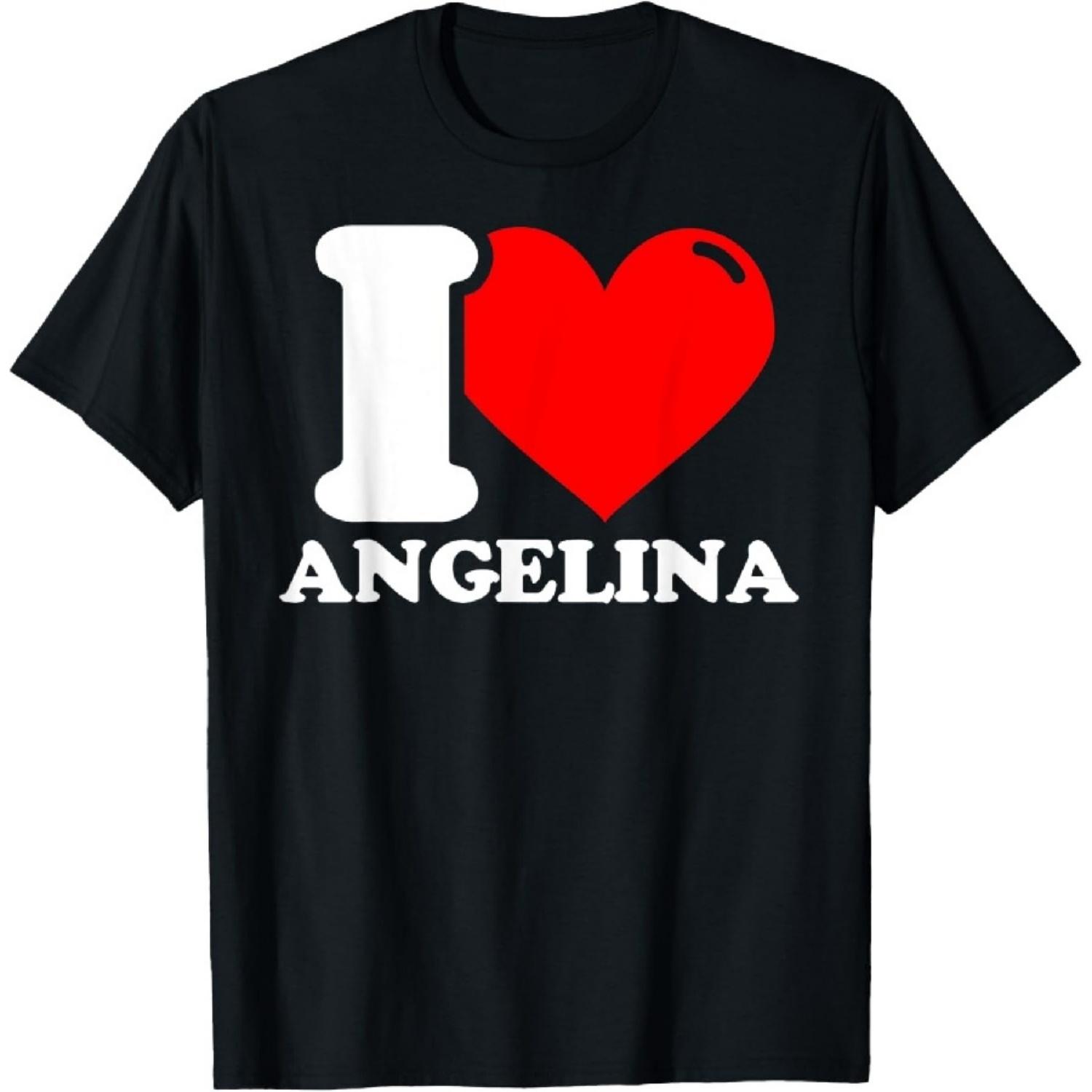 

I Love Angelina T-Shirt XXXXXL чорний