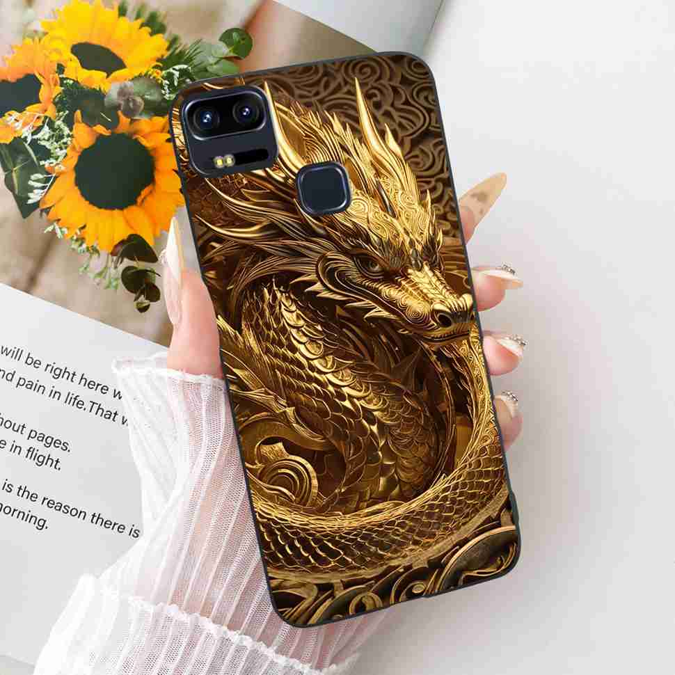 Für Asus Zenfone 3 Zoom Hülle Cartoon Schmetterling Löwe Silikon TPU Schwarz Weiche Abdeckung Für Asus ZE553KL Handyhüllen Stoßstange Fundas