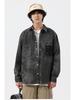 2025 Autumn Tie-Dye Denim Long-Sleeve Shirt Jacket