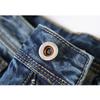 Blugi pentru bărbați în stil clasic Pantaloni largi din denim micro-stretch de afaceri Pantaloni casual pentru bărbați Îmbrăcăminte de stradă