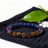 Festive Gifts Lapis Lazuli Amethyst Tiger Eye Beaded Bracelet Natural Fashion Jewelry For Men Women Daily Wear Gift