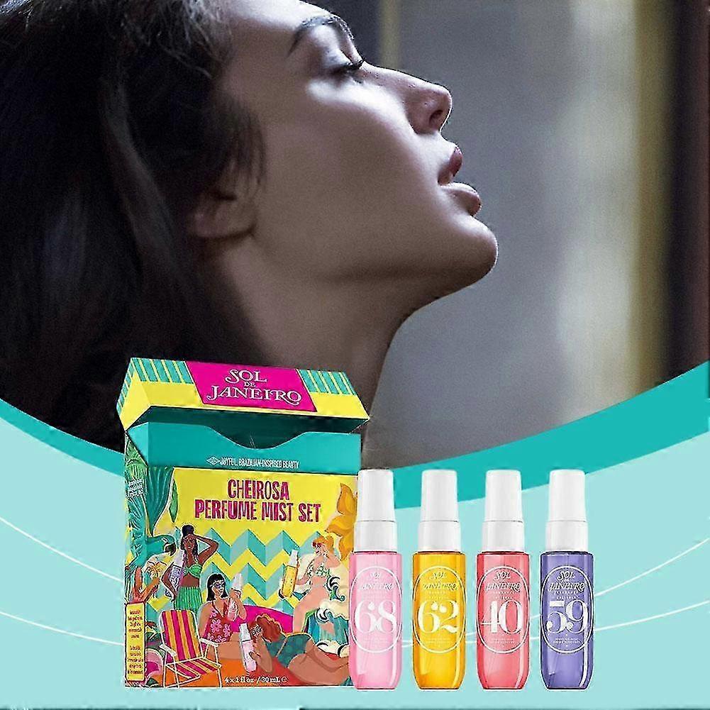 Brazilian Perfume Set 4x30ml Unique Long Lasting Exotic Fragrance Gift Collection-lhh0306