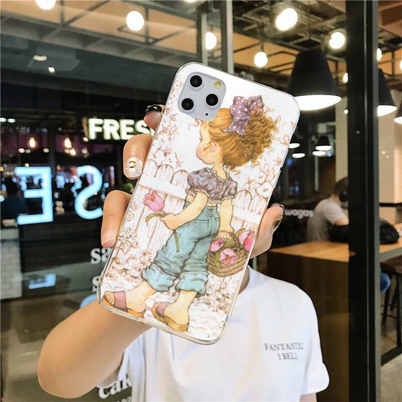 

Милый чехол для телефона Sarah Kay для iPhone 12 pro max 11 pro XS MAX 8 7 6 6S Plus X 5S SE 2020 XR iphone 7 or 8
