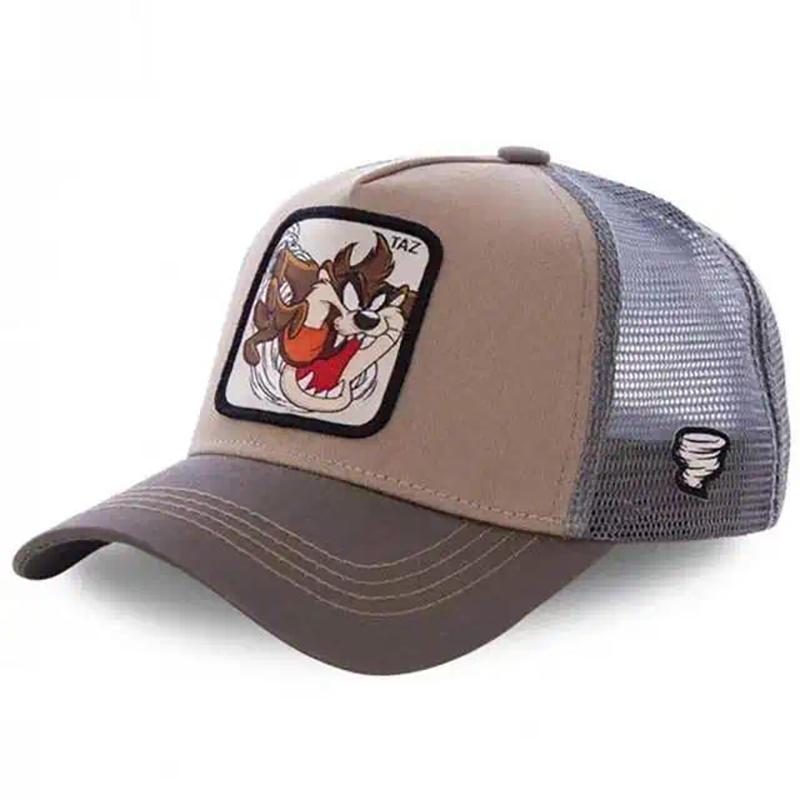 Cartoon Anime Baseball Cap Cute Embroidery Mickey Donald Duck Sun Hat Adjustable Outdoor Trucker Mesh Hat Fashion Boy Hip Hop Urban Street Stylecap