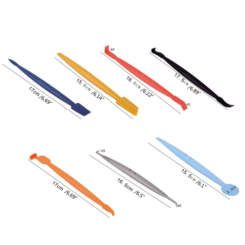 Wrapstick Micro Mini Squeegee Set Satisfy for Small Narrow Place Film Stick Vinyl Wraps Application Tool Set of 7