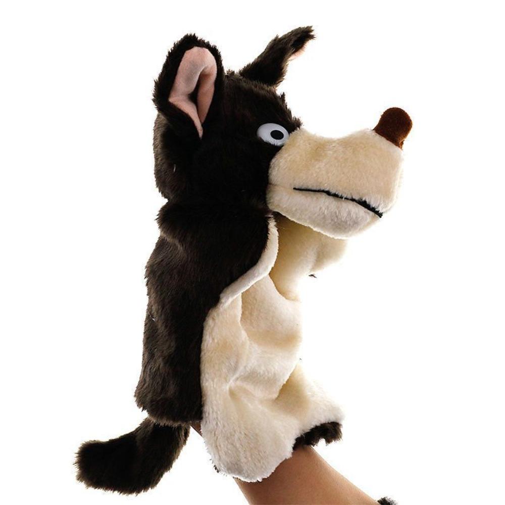 Learning Sheep Animal Hand Puppet Stuffed Animals Plush Dolls Plush Hand Doll Soft Wolf Cartoon Plush Toys Baby