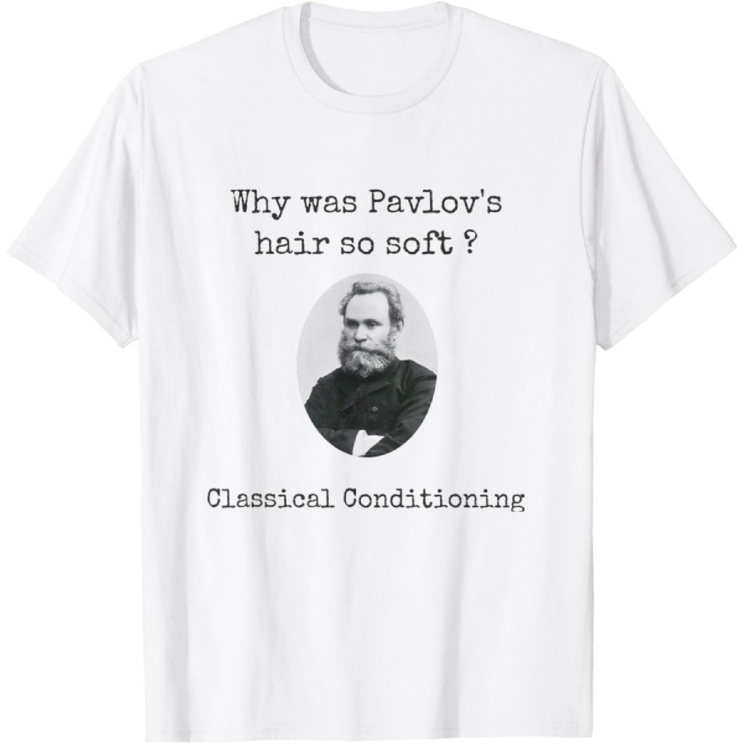 Футболка Психология Шутка про волосы Павлова Смешная футболка психолога Футболка(1) XXXXXL белый