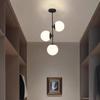 Nordic LED Glass Ceiling Light Multi Head Light For Cloakroom Balcony Halllway Entryway Living Room Home Decor Illumination