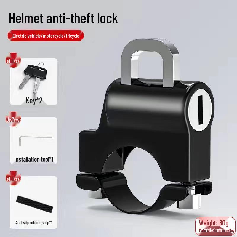 Anti-theft Cartoon Cow Combination Lock - Portable Motorcycle & Mountain Bike Helmet Retractable Steel Wire Lock