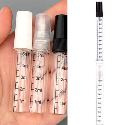 Mini Botellas Atomizadoras en Spray 5/10ml Portátiles Vacías para Niebla para Perfume Recargables Botellas de Viaje en Spray con Escala